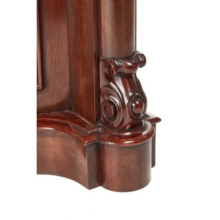 Viktorianischer antiker Mahagoni Bücherschrank englisch ca 1850