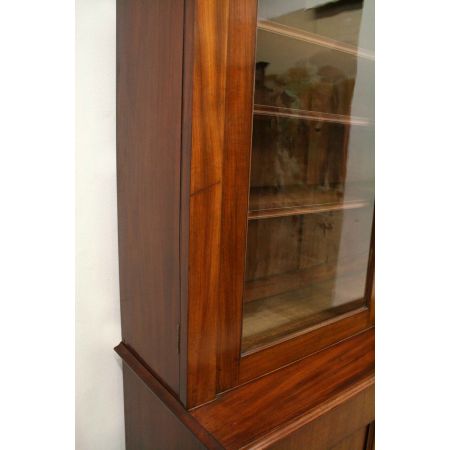 Viktorianischer Mahagoni Bücherschrank antik englisch ca 1870