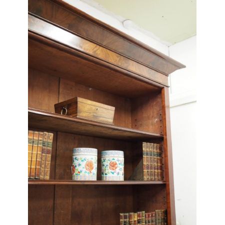 Viktorianischer antiker Mahagoni Bücherschrank ca 1860