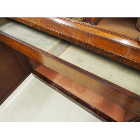 Viktorianischer antiker Mahagoni Bücherschrank ca 1860