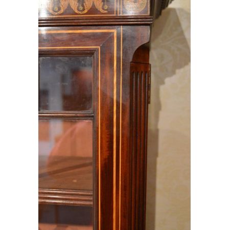 Antikes viktorianisches Mahagoni Bücherregal britisch ca 1860