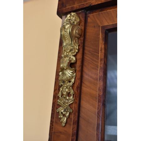 Viktorianisches antikes Nussbaum Bücherregal englisch ca 1880