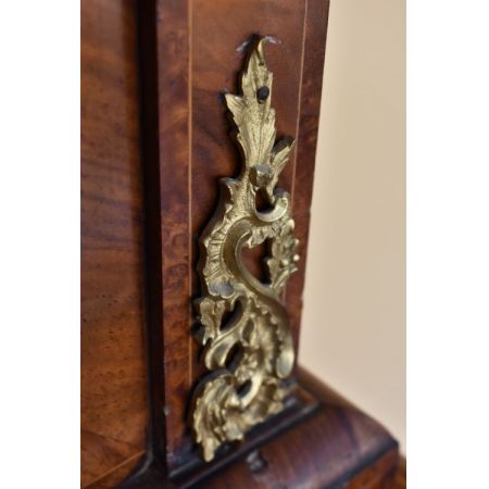 Viktorianisches antikes Nussbaum Bücherregal englisch ca 1880