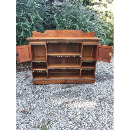 Viktorianisches antikes Landhaus Bücherregal Eiche ca 1880