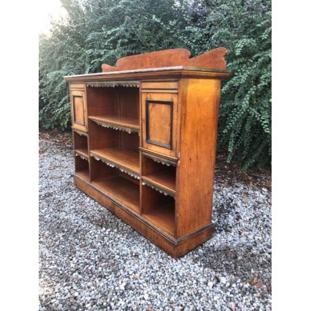 Viktorianisches antikes Landhaus Bücherregal Eiche ca 1880