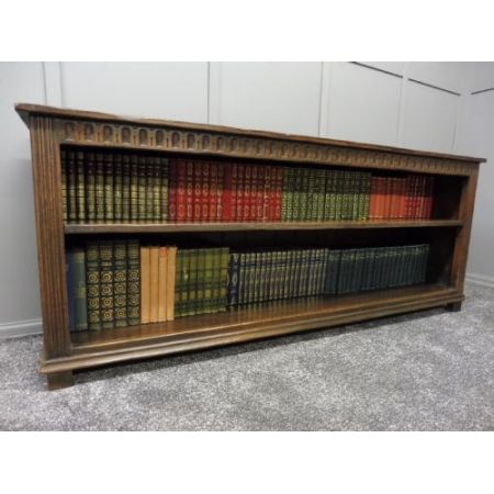 Antiker Eichen Bücherschrank britisch ca 1920