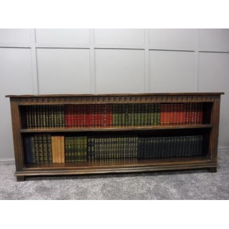 Antiker Eichen Bücherschrank britisch ca 1920