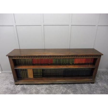 Antiker Eichen Bücherschrank britisch ca 1920