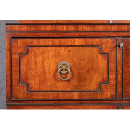 Georgianischer antiker Regency Bücherschrank Mahagoni ca 1810