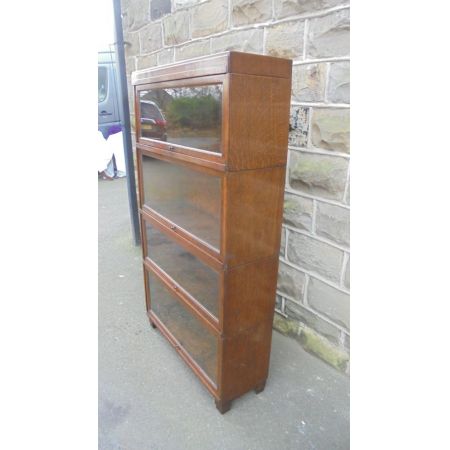 Antiker englischer Eichen Bücherschrank Globe Wernicke Style ca 1910