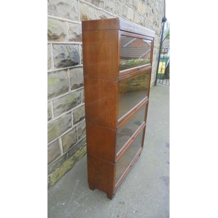 Antiker englischer Eichen Bücherschrank Globe Wernicke Style ca 1910