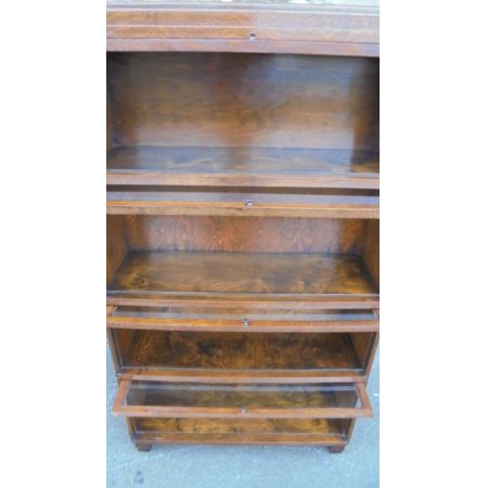 Antiker englischer Eichen Bücherschrank Globe Wernicke Style ca 1910