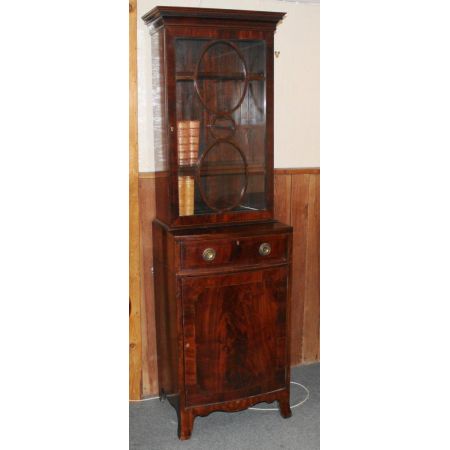 Edwardianisches Mahagoni Bücherregal britisch antik ca 1890