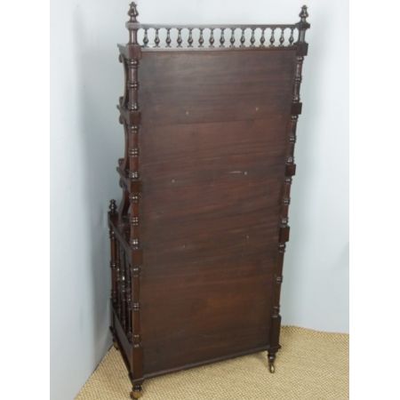 Georgianisches antikes Regency Bücherregal Mahagoni englisch ca 1820