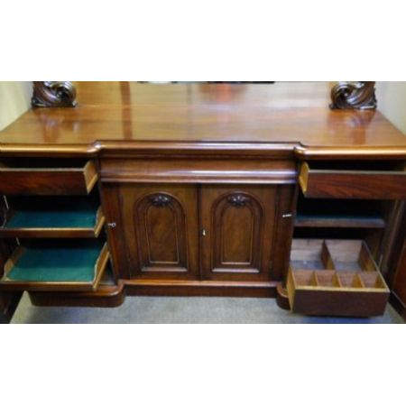 Antikes viktorianisches Sideboard Mahagoni englisch ca 1880