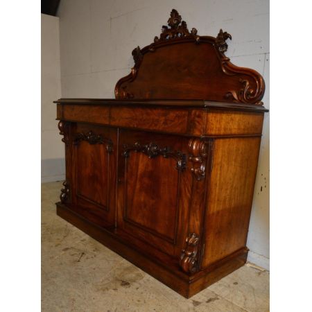 Viktorianisches antikes Mahagoni Sideboard britisch ca 1870