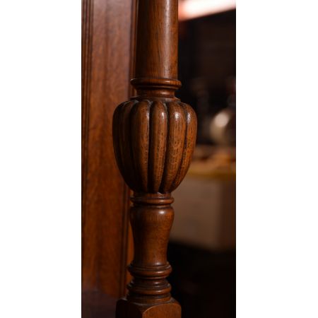 Edwardianisches antikes Eichen Sideboard englisch ca 1890