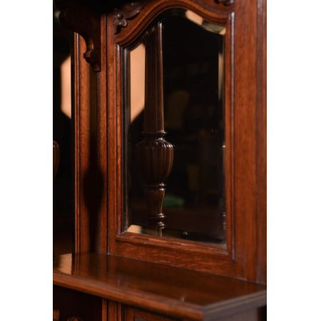 Edwardianisches antikes Eichen Sideboard englisch ca 1890