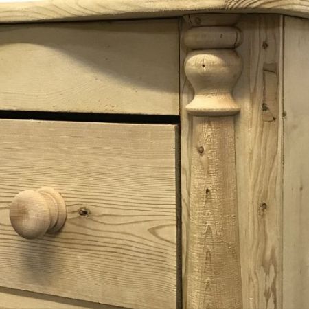 Antike britische Kiefern Kommode Weichholz schottisch ca 1920