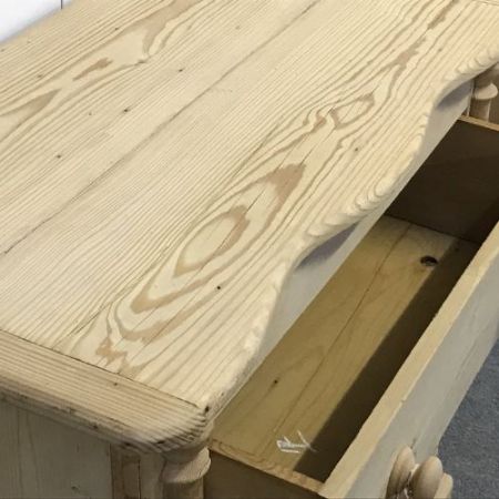 Antike britische Kiefern Kommode Weichholz schottisch ca 1920