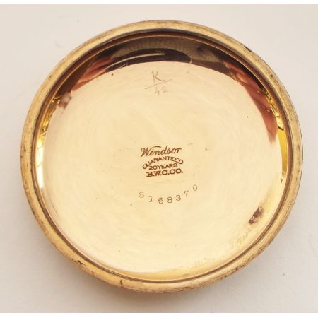 Antike englische Gold Taschenuhr Kettenuhr ca 1911