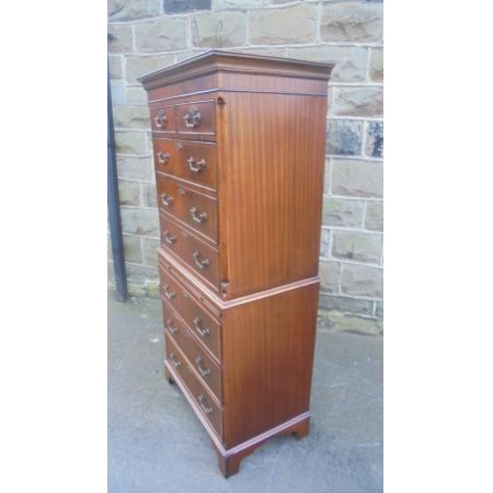 Antike britische Mahagoni Kommode ca 1910