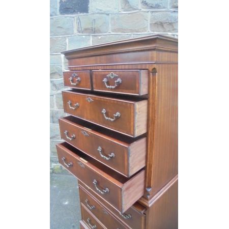 Antike britische Mahagoni Kommode ca 1910