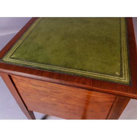 Viktorianischer antiker Mahagoni Schreibtisch englisch ca 1890