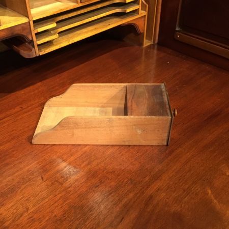 Edwardianischer antiker Mahagoni Schreibtisch britisch ca 1900