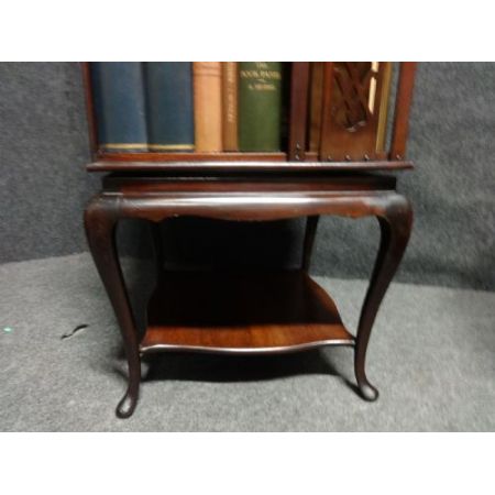 Antikes Mahagoni Revolving Bookcase Bücherregal englisch ca 1910