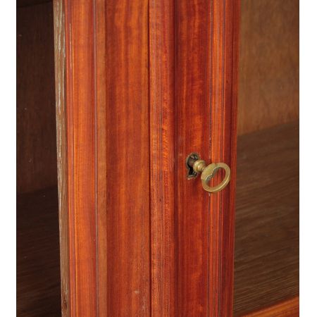 Englischer Art Nouveau Satinholz Bücherschrank antik ca 1920