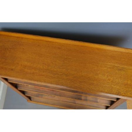 Viktorianischer antiker Bücherschrank Mahagoni englisch ca 1860