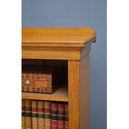 Viktorianischer antiker Bücherschrank Mahagoni englisch ca 1860