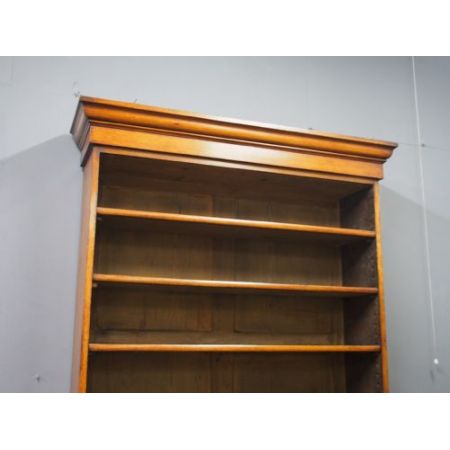 Viktorianischer antiker Eichen Bücherschrank britisch ca 1880