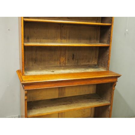 Viktorianischer antiker Eichen Bücherschrank britisch ca 1880