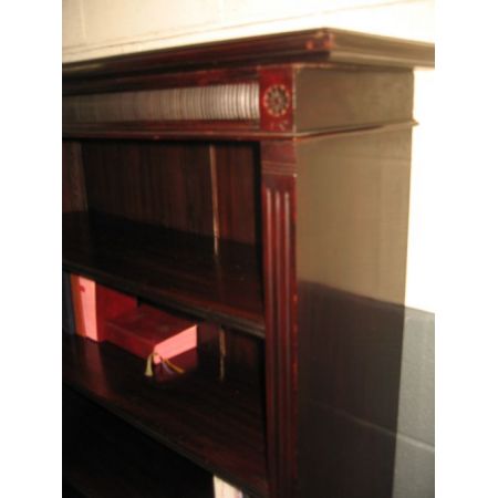 Viktorianisches antikes Mahagoni Bücherregal britisch ca 1900