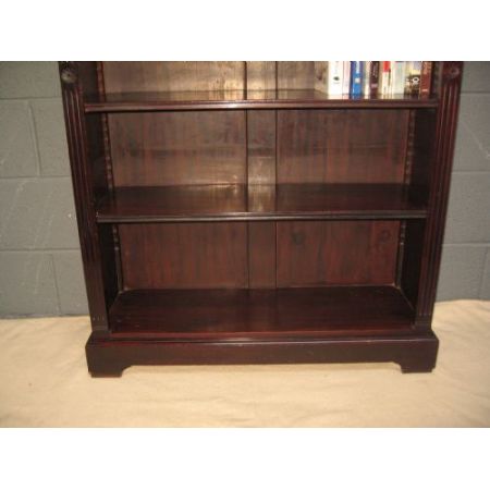 Viktorianisches antikes Mahagoni Bücherregal britisch ca 1900