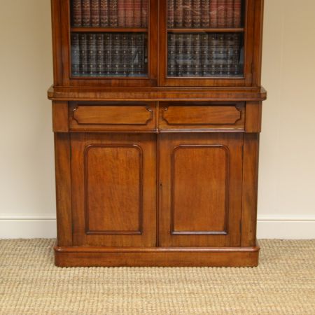 Viktorianischer Mahagoni Bücherschrank antik britisch ca 1870