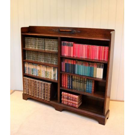 Antikes britisches Bücherregal Eiche ca 1920