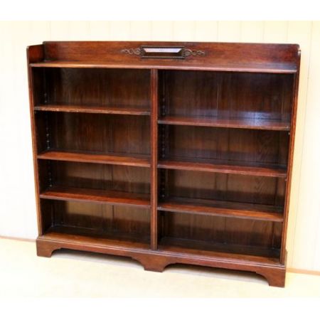 Antikes britisches Bücherregal Eiche ca 1920