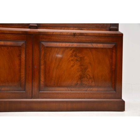 Antiker britischer Mahagoni Bücherschrank ca 1930