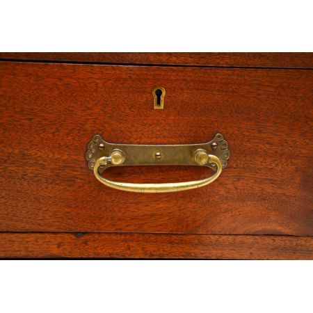 Viktorianischer antiker Nussbaum Schreibtisch britisch ca 1880