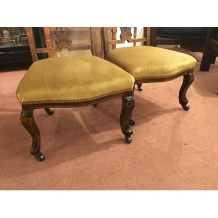 Edwardianische antike Massivholz Stühle Esszimmerstühle englisch ca 1890