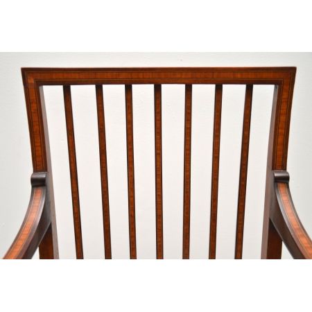 Antiker edwardianischer Mahagoni Stuhl Esszimmerstuhl ca 1890