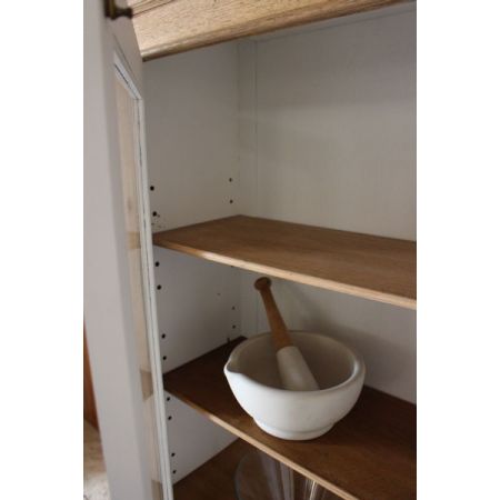 Britischer antiker Eichen Bücherschrank Vitrine ca 1900