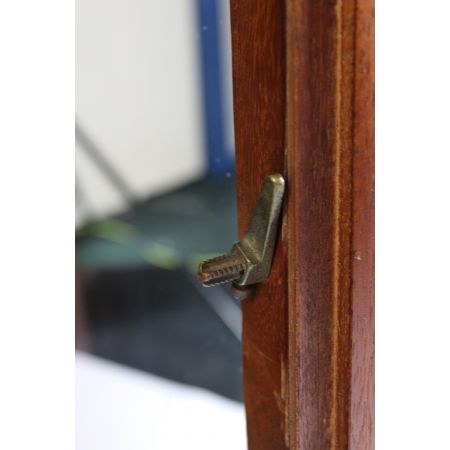 Edwardianischer antiker Mahagoni Bücherschrank Vitrine britisch ca 1905