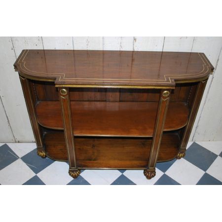 Antiker französischer Palisander Bücherschrank Vitrine ca 1880