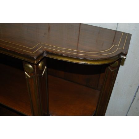 Antiker französischer Palisander Bücherschrank Vitrine ca 1880