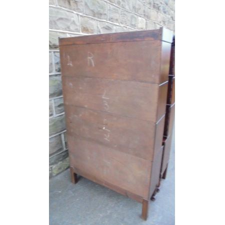 Antike edwardianische Eichen Bücherschränke britisch ca 1910