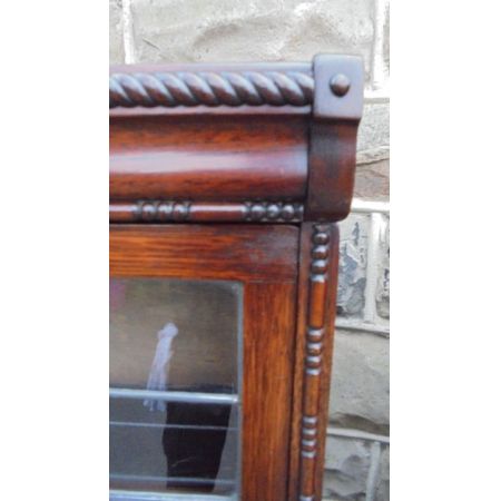 Antike edwardianische Eichen Bücherschränke britisch ca 1910